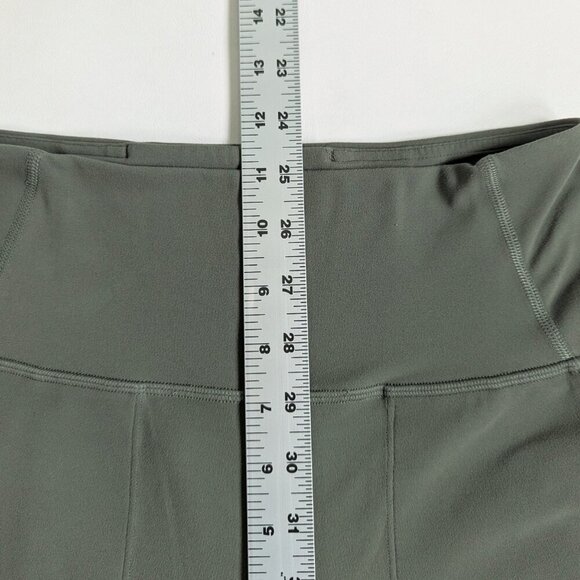 Lululemon Align High Rise Wide Leg Crop Yoga Pants Size 6 Sage Green - Picture 7 of 9